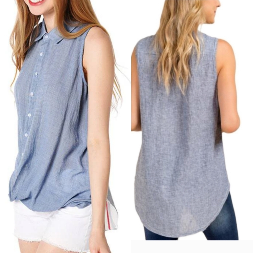 Cloth and Stone Sleeveless Tunic Top Size Small